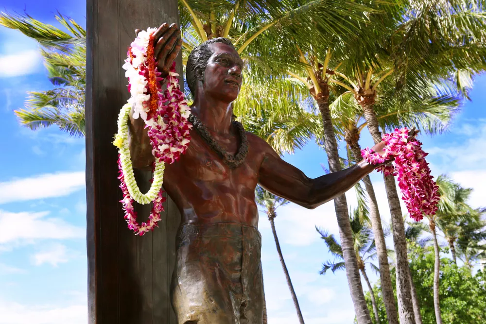 Duke Kuhanamoku - founder of surfing in Hawaii