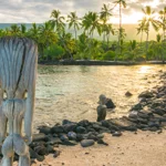 082321 Kona activities Ki'i in Pu'uhonua O Honaunau National Historical Park