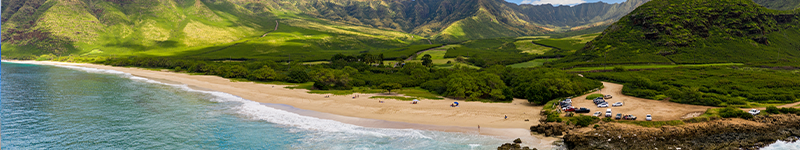 Makua Beach on Kauai