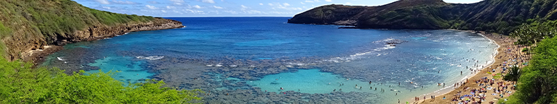 121321 Best Beaches hanauma wide view of Hanauma Bay