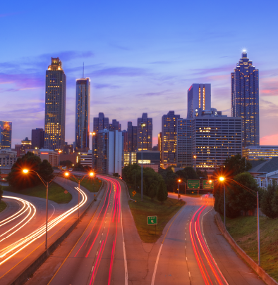 downtown Atlanta Georgia highway
